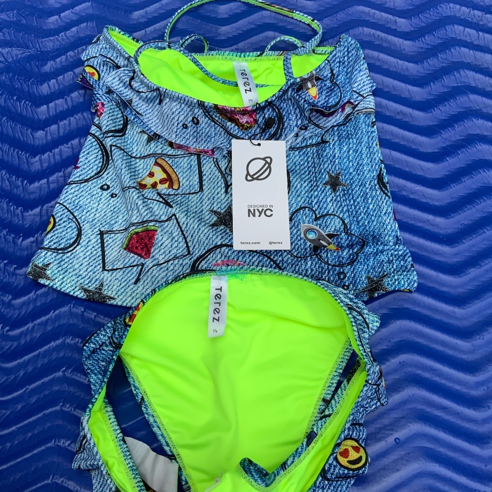 New With Tags Terez Girls lTankini Swimsuit - Picture 7 of 15